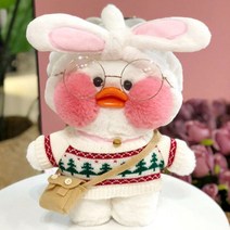 30cm Lalafanfan 오리 플러시 부드러운 장난감 오리 인형 플러시 장난감 한국어 Netred 착용 Hyaluronic 산 작은 노란색 오리 인형 오리, 2