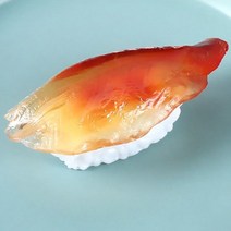 한봄찬 크리에이티브 스시모양 냉장고 자석 2개, 화이트트레발리스시2개