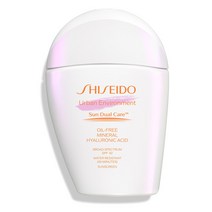 시세이도 어반 환경 선 듀얼 케어 오일 프리 미네랄 브로드 스펙트럼 선크림 자외선차단 선젤 SPF 42