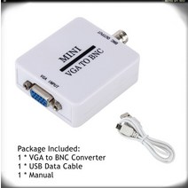 비디오테이프 변환 비디오 테이프 USB 플레이어 동영상 파일 pzzpss mini hd 1080p vga to bnc video adapter converter box 복합, vga에서 bnc로
