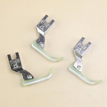 산업용 단일 바늘 박음질 재봉틀 액세서리 예비 부품 테플론 좌식 3 PCS 좁은 지퍼 발 0.3cm