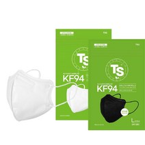 TS가드 KF94 황사방역 마스크 4중필터 대형/화이트 x100매, TS가드KF94 화이트/대형 x100매, 가드 대형-화이트, 100개