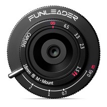 FUNLEADER-18mm F8.0 풀프레임 MF 카메라 렌즈 Leica M-마운트 사진용 소니 E/캐논 RF/니콘 Z/후지 X, 01 black_01 Nikon Z