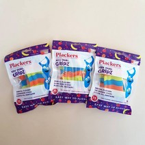 플랙커스 어린이 치간칫솔 치실 키즈 225개입 대용량패키지 스무디맛
