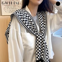 (귈림) 모노체크 숄더니트 머플러(GBSAC001P)