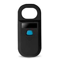 NFC 리더기 카드리더기 OTG 신용카드리더기 134.2KHz 동물성 칩 판독기 고양이와 강아지 꼬리표 신분증을위한 애완 동물 귀 유리 스캐너, [01] Black