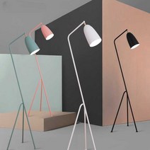 구비 그래스호퍼 스탠드 조명 거실 인테리어, 화이트 - 리모콘