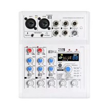 믹싱 사운드믹서 음향믹서기Manz-E4 E7 미니 4 6 A4 A6 채널 사운드 카드 믹서 USB 콘솔 DJ 가라오케 스마, 02 E4 US Plug