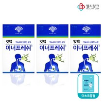 동화약품 잇백 이너프레쉬 24캡슐 구강청결제 구취제거제 먹는 입냄새제거제, 3개+헬시링크 마스크1팩