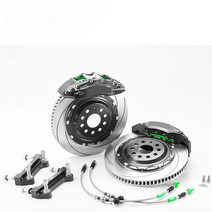 자동차캘리퍼 레이싱 카 빅 캘리퍼스 키트 6/4 포드 포커스 용 POT PSITONS 로터 ST For Volvo v40 355mm, 08 big 6 pot 355 red