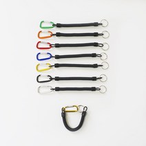 우레탄 분실방지 고리 스프링줄 도난방지 다용도, 분실방지고리-레드