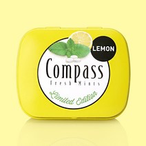 콤파스 프레쉬 민트 레몬, 14g, 3개