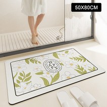 합성 데크 목재 합판 원목 방부목욕실 매트 미끄럼 방지 슈퍼 흡수성 워시 테이블 화장실 깔개 빠른 건, 03 A3-2 50X80CM