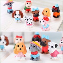 패션 강아지 8종 미니어처 피규어 테라리움재료, 5번