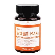 발효율피 맥스 정 84% 고함량 800mg, 60정, 1개