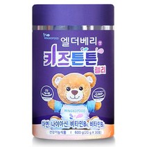 엘더베리맛 키즈튼튼 젤리 삼부커스키즈 어린이영양제, 엘더베리맛 키즈튼튼 젤리 삼부