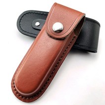 허리 벨트 버클 포켓 나이프 가죽 칼집 다기능 도구 정리 커버, [02] Brown
