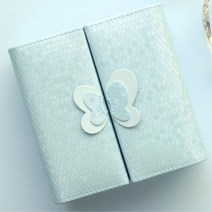 여친 성년 선물 나비 포인트 악세사리 보석함 안방인테리어 여대생, 베이비블루