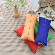 단잠 양단 한실 메밀베개, 주황색