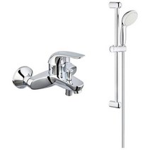 그로헤 GROHE EUROECO 욕실 수전(세라믹 B0977DMMWP, 한 가지 색상/목욕 탭