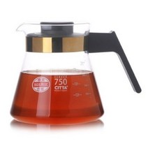 시타 직화용 드립서버 750ml HG2206BK, 골드, 1개