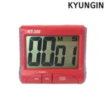 (제스) 경인산업 다용도 디지털 타이머 스톱워치 알람시계 KT-300
