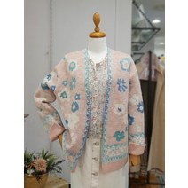 써스데이아일랜드 플라워 자카드 롱 가디건 T218MCD244(1271022)