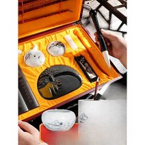 문방사우 세트 사군자 서예붓 한국화 세트 벼루, (증명서/세라믹 펜홀더/펜워시 및 기타선물 )