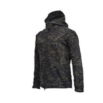 미국 군사 육군 상어 가죽 SoftShell 전술 방풍 방수 재킷 남자 후드 코트 전투 낚시 하이킹 캠핑 사냥105075