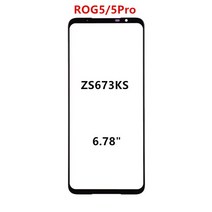 Asus ROG Phone 6 Pro 5 5S 3 2 1 ZS673KS ZS676KS ZS661KS ZS660KL 용 터치 스크린 LCD 디스플레이 전면 유리 외부 패널 수리 부품, 02 Rog5