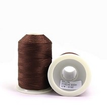 신광상사 나일론 실 30Colors 210D/3 210D/6 가죽실 가방실 소파실 의류 스티치실 스테치, 0192 브라운, 1개