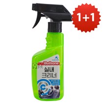 1+1 불스원 실내크리너-360ml 실내클리너 카브리즈 내부청소 실내청소 악취제거 악취제거제 오염제거 얼룩제거 세척제, 2개, 300ml
