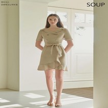 [엔터식스]SOUP 테일러드 벨티드 원피스SY4OPM9