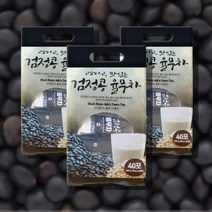 타먹는 타서먹는 마시는 검은콩 곡물 율무 라떼 라테 쉐이크 파우더 검정콩 검은콩 코스트코 율무차 가루 분말 스틱 형, 검은콩 율무차 40포 x3팩