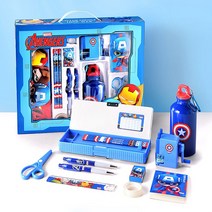 남아 학용품 문구 세트 신학기 선물 마블캐릭터 캡틴A