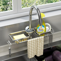 마벨인홈 공간활용 싱크대 수세미 세제통 거치대, 양쪽용, 1개