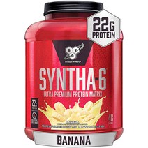 BSN 신타6 대용량 단백질 파우더 SYNTHA6 웨이프로틴 초콜릿맛 4.56kg 97회분, 1개, 딸기 밀크 쉐이크 + 48 Servings