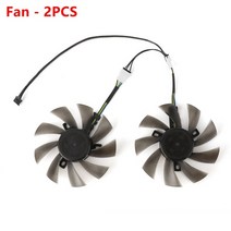 그래픽카드 팬 수리 부품 diy 85mm t129215su 4pin 쿨러 기가바이트 geforce gtx 1050 ti 1070 rx 480 470 570 580 gtx g1, 협력사, 1-팬 - 1개