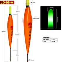 민물전자찌LED 전기 플로트 조명 심해 낚시 태클 바다 보트 배터리 CR425, 02 JD-06-A