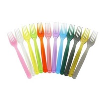 크리스탈포크6개입 생일파티 파티용품 파티, 그린