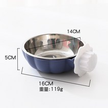 강아지대리석 강아지쿨매트 애견쿨매트 대리석매트 2in1 호박 모양 스테인레스 스틸 개 케이지 애완 동물 접시 그릇 안티 전복 먹이 물 용품, [05] 5