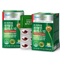 뉴트리디데이 프리미엄 루테인 플러스 12, 30캡슐, 1개, 30정