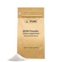 Pure Organic Ingredients MSM 파우더 907g, 2 Pound (Pack of 1)