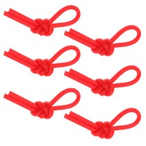 6 조각 유연한 테니스 라켓 진동 댐퍼 세트, 레드, 실리카 젤