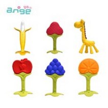 앙쥬 베스트셀러 치발기 + 프리미엄 해외 수출 치발기 + 실리콘 클립홀더 2p, 사과+프리미엄 해외 수출 치발기