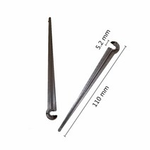 모세관튜브 실험기구 채혈관 온도조절 10Pcs 4/7mm 모세관 호스 브래킷 "C" 모양 4/1 "파이, 01 Pipe bracket