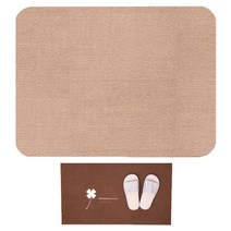 파파스 1+1 의자매트 공부방 체어매트 소음방지 카페트 냉기차단(90cmx140cm)+발매트(40x60cm), 바닥매트(베이지)90x140+발매트40x60