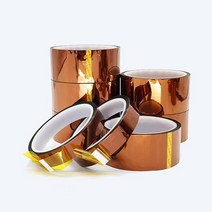 내열실리콘 캡톤 테이프 절연 납땜 쇼트방지 10mm 캡톤테이프-10mm 3d프린터부품 캡톤테이프 내열테이프 공업용 공