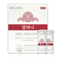 유한양행 엘레나 여성질유산균 UREX 60캡슐x2 120캡슐, 단품, 단품