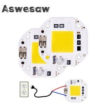 높은 전력 50W 70W 100W COB LED 칩 220V 110V 스포트 라이트 투광 조명 무료 다이오드 스마트 IC 필요 없음 드라이버, 110V_plant light | 50 W
